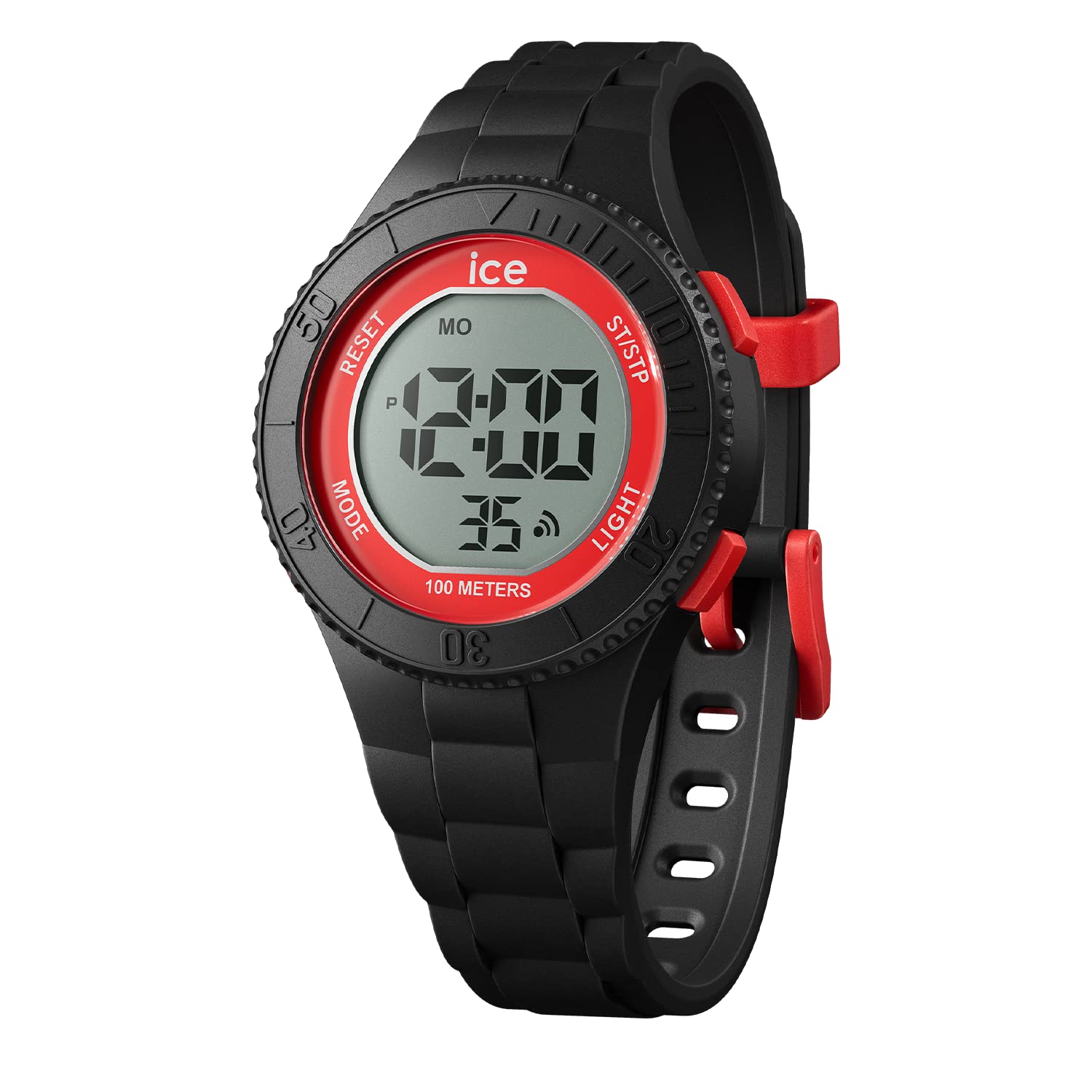 ICE-WATCH ICE Digit Dino Boys Watch - Waterproof Digital Wristwatch with Durable Plastic Strap for Kids - Perfect for School, Sports & Outdoor Activities