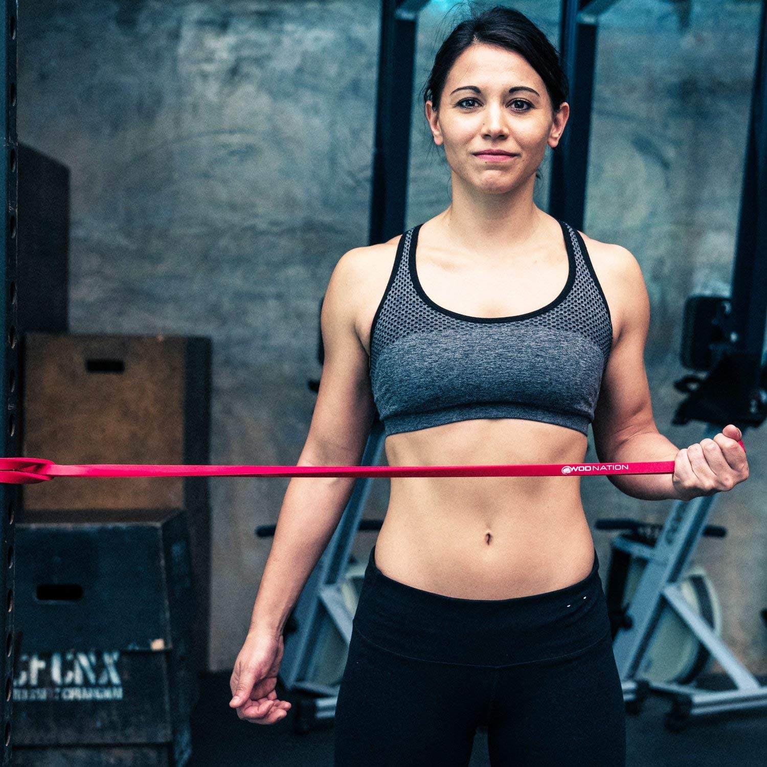 WOD Nation Pull Up Assistance Bands (10-175lbs Resistance) - Premium Workout Bands for Pullups, Chin Ups, Strength Training & Mobility Exercises - 41 Inch Fitness Straps - Perfect for Home Gym, CrossFit & Physical Therapy