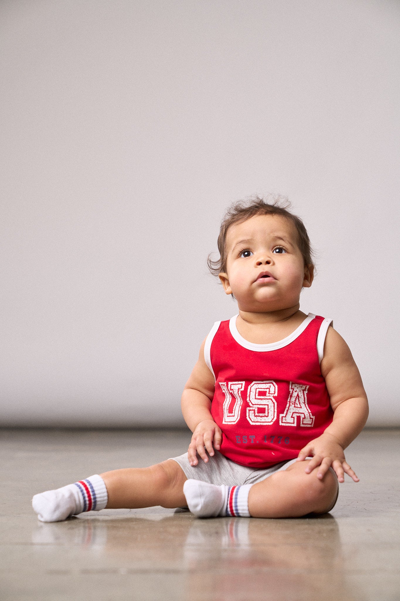 USA Flag Red Tank Top for Men - Patriotic American Graphic Tee for 4th of July, BBQ, and Summer Outings