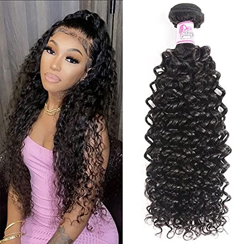 Beauty Forever 24 Inch Malaysian Curly Human Hair Weave Bundles - 8A Grade Virgin Remy Hair Extensions in #1B Natural Color | Perfect for Daily Styling, Special Occasions & Salon Use