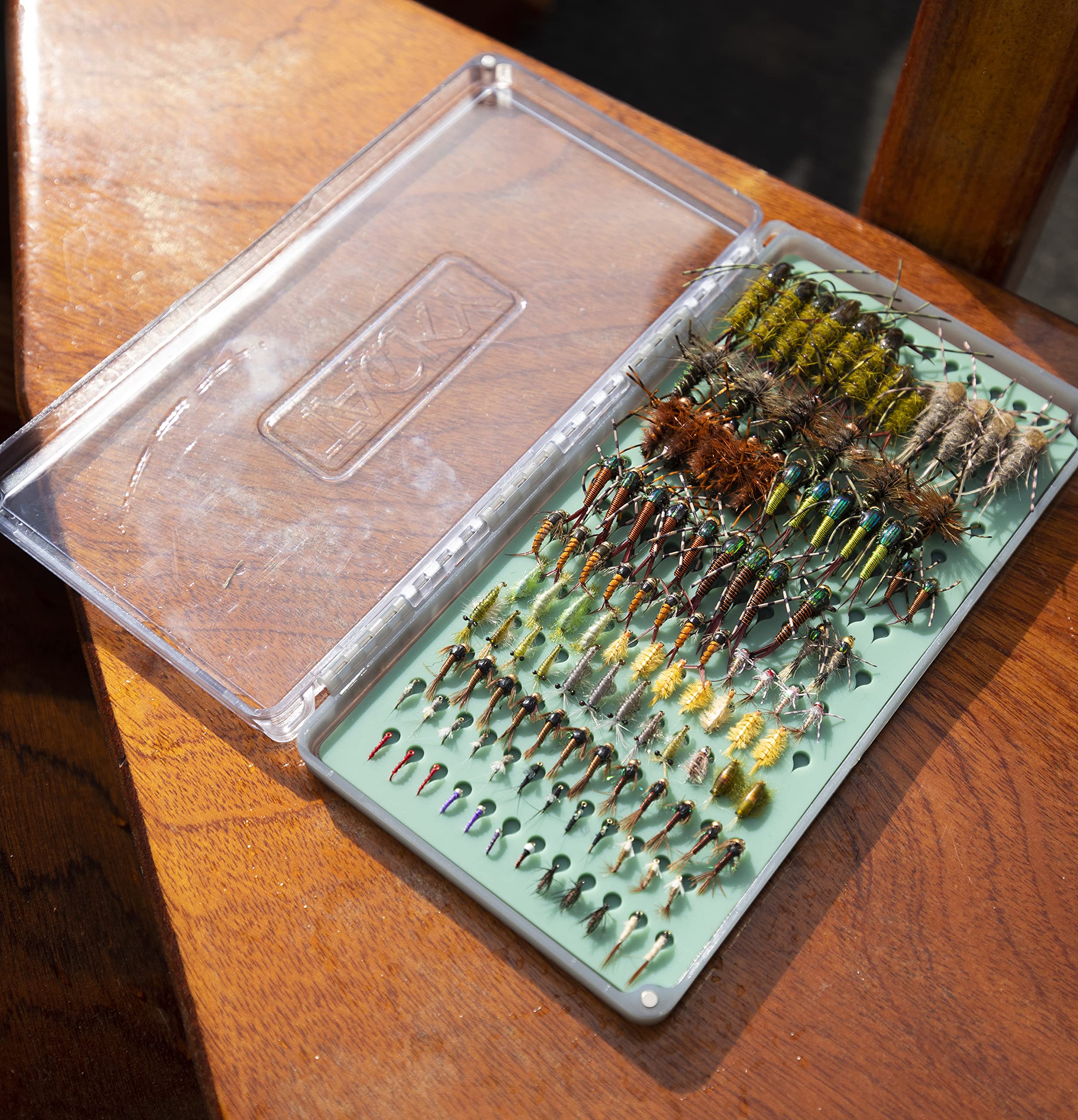 Fishpond Tacky Original Fly Box – Single Sided Silicone Slit Fly Fishing Box | Waterproof & Durable Fly Storage | Perfect for Trout, Bass & Saltwater Fly Fishing | Great for Streams, Rivers & Boat Fishing Trips