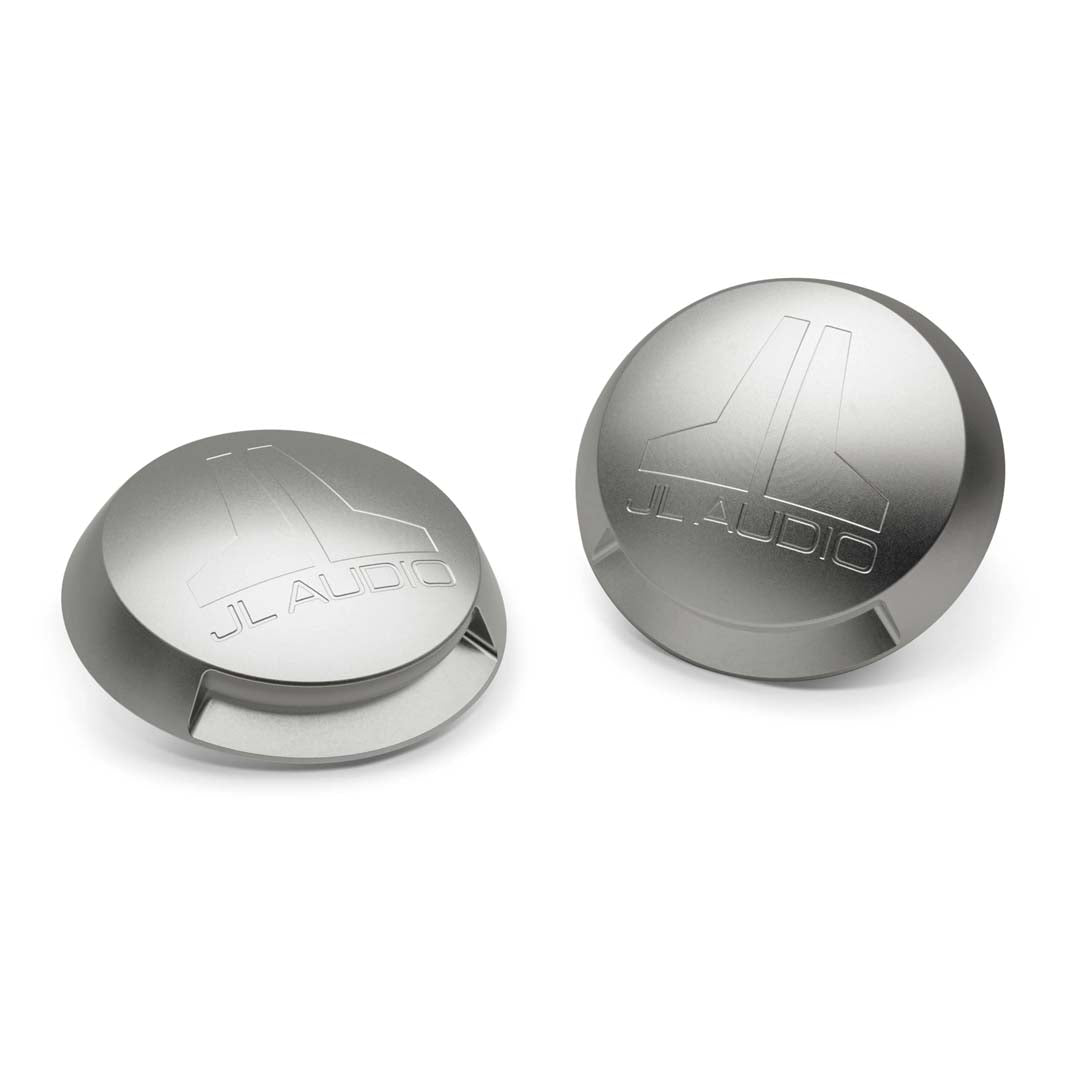 JL Audio M LCB C W - Machined Aluminum Rear Cover with LED Downlight for 8.8 Inch ETXv3 Enclosed Speaker Systems | Premium Car Audio Upgrade for Boats, Trucks & Marine Vehicles