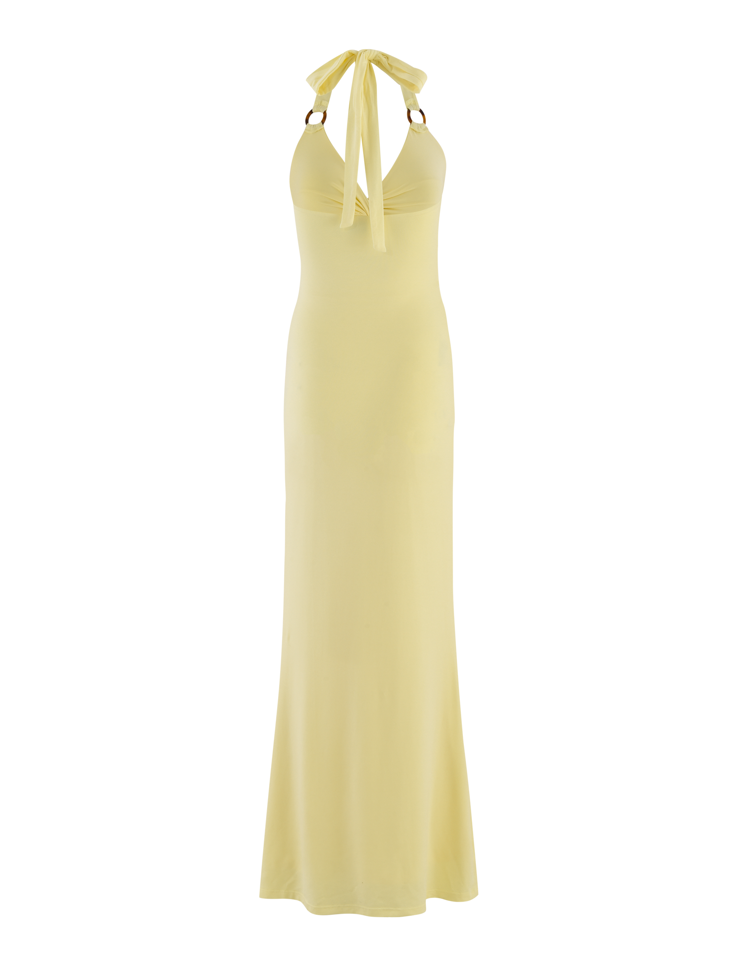 ZENEVA Women's Maxi Dress - Flowy Summer Dress with Lemon Print | Perfect for Beach, Vacation & Casual Outings
