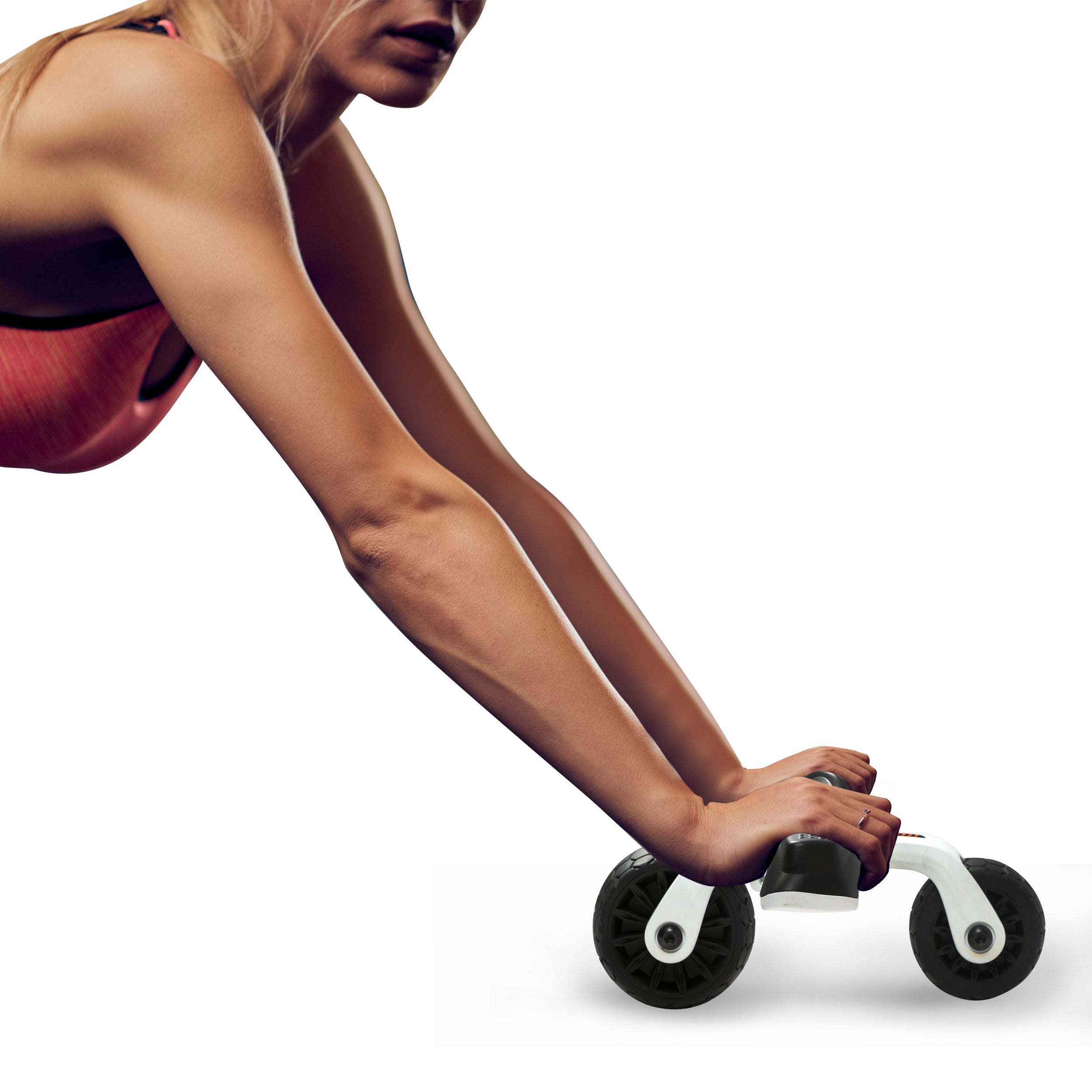 PRCTZ Ab Wheel with Rotating Handle - Core Strength Trainer for Home Gym Workouts | Perfect for Abs, Back & Full Body Exercise | Ideal for Fitness Enthusiasts & Beginners