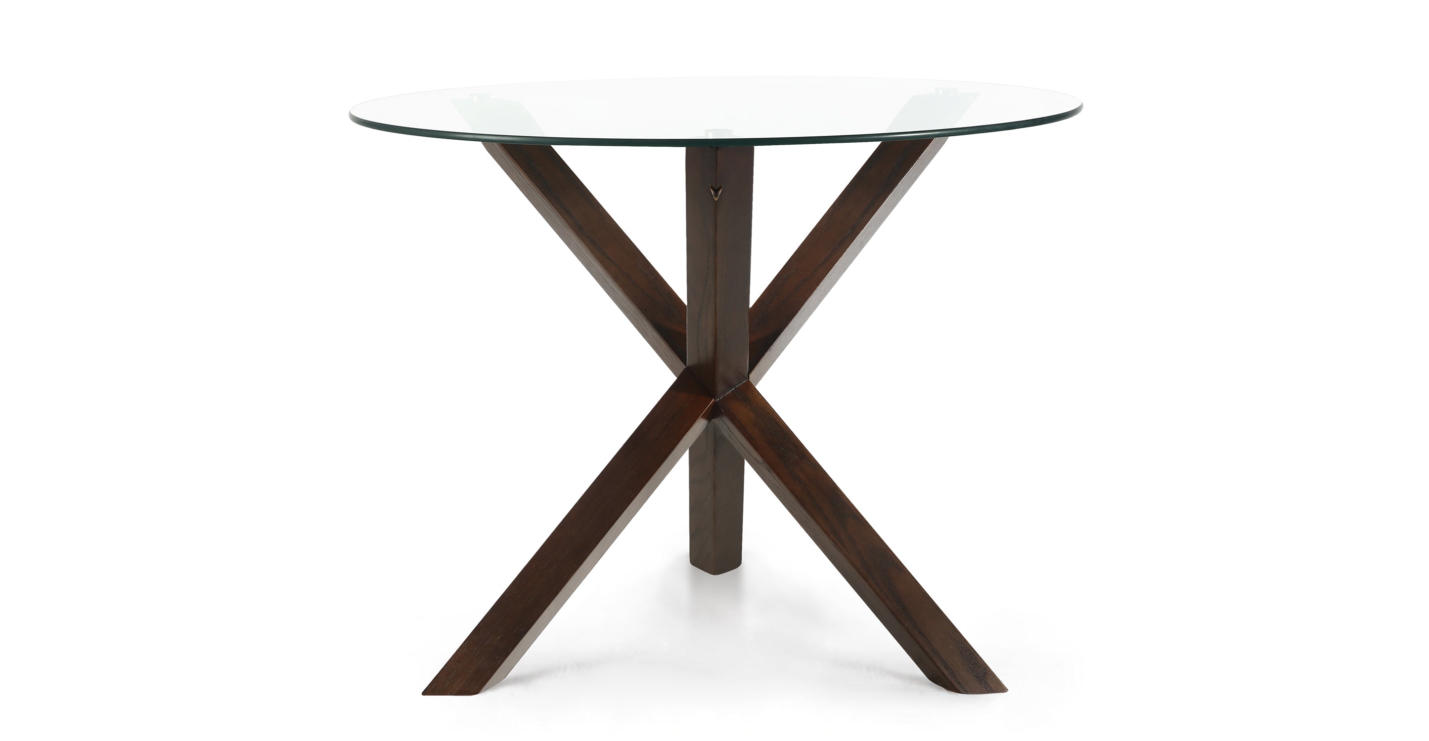 Kennedy 37.4 Inch Round Dining Table - Modern Wood Kitchen Table for Small Spaces - Perfect for Breakfast Nook, Apartment Dining, and Cozy Family Meals