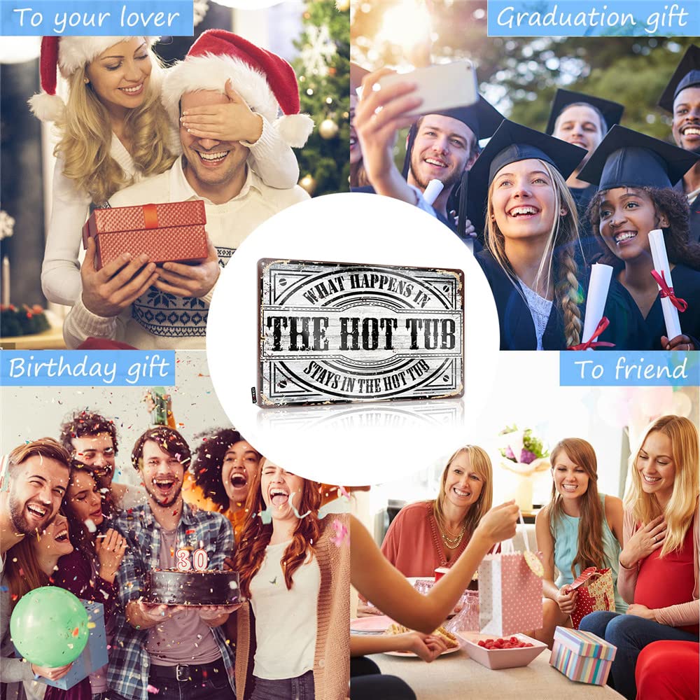 Funny Garage Bar Sign - 'Home Where The Ho & Me Come Together' - 20x30cm Emo & Indie Room Decor - Perfect for Man Cave, Basement, or Retro Themed Parties