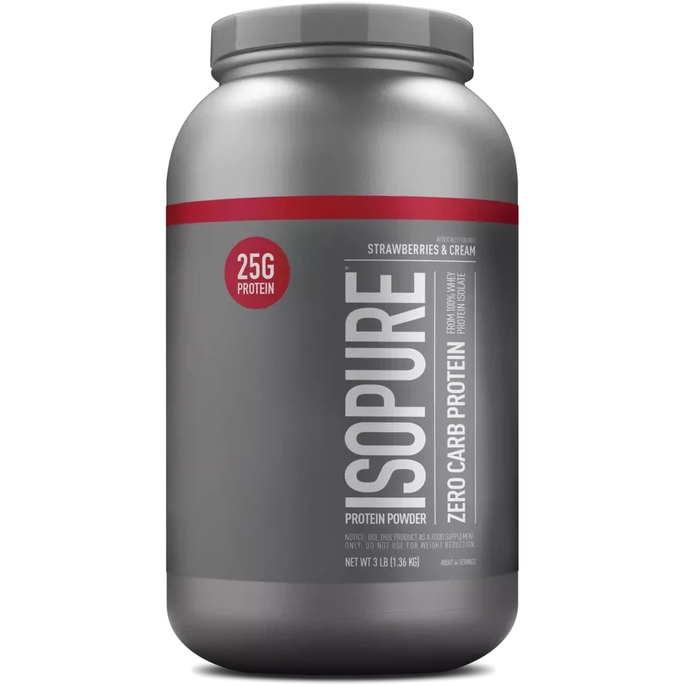 Isopure Zero Carb Whey Protein Powder - Low Carb, Keto Friendly, Gluten Free for Muscle Recovery & Weight Loss | Perfect for Post-Workout, Meal Replacement & Fitness Enthusiasts