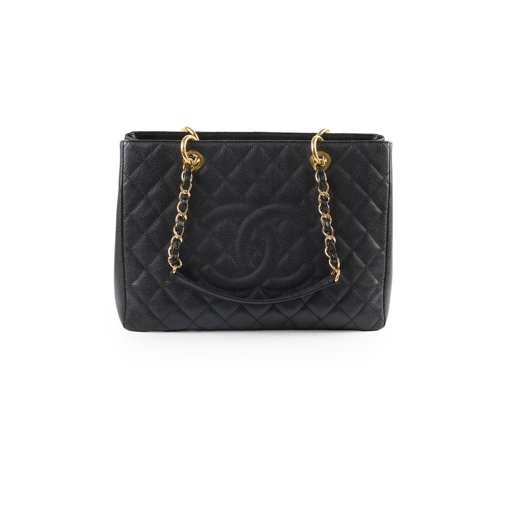 Chanel Caviar Leather Grand Shopping Tote GST Handbag Black - Luxury Designer Shoulder Bag for Women, Perfect for Work, Travel & Everyday Use
