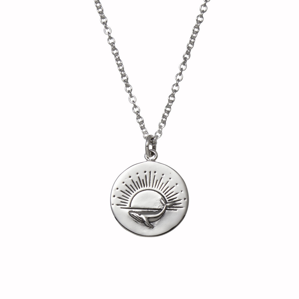 Whale Dancer Necklace - Handmade Sterling Silver Whale Pendant for Women - Perfect Gift for Ocean Lovers, Beach Wedding, and Boho Jewelry Collection
