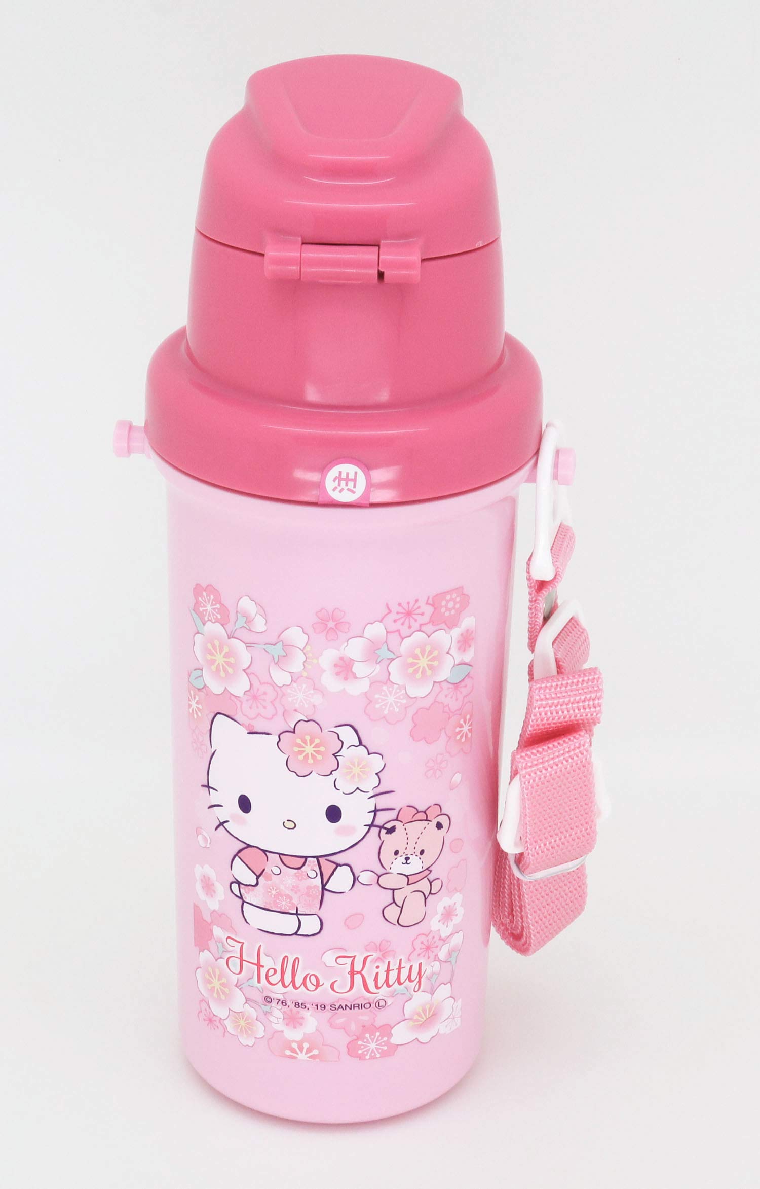 OSK SC-600B Hello Kitty Sakura Design Stainless Steel Water Bottle - 600ml Leakproof Insulated Thermos for School, Gym & Outdoor Activities