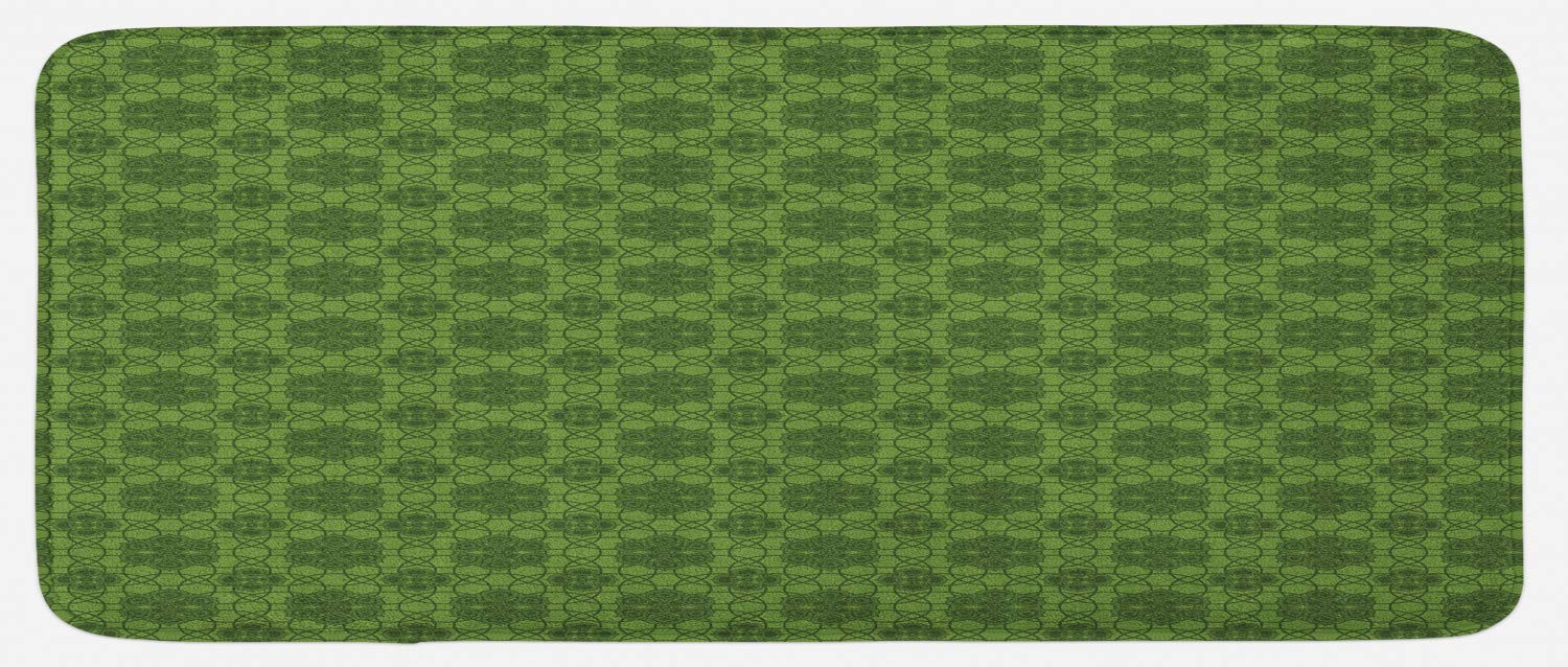 Ambesonne Non-Slip Kitchen Rug 47