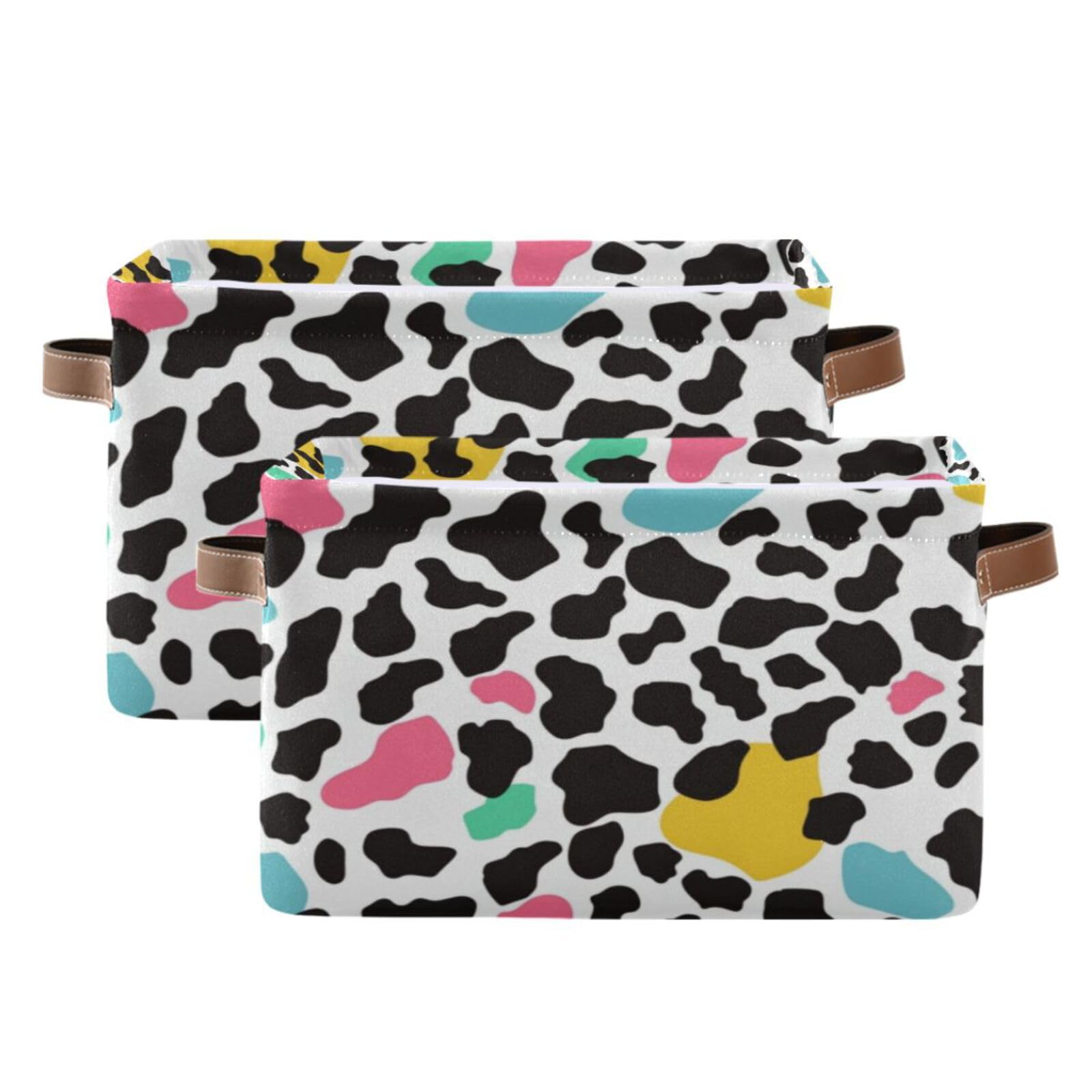Large Fabric Storage Bins with Handles - Collapsible Closet Organizer for Clothes, Toys & Home