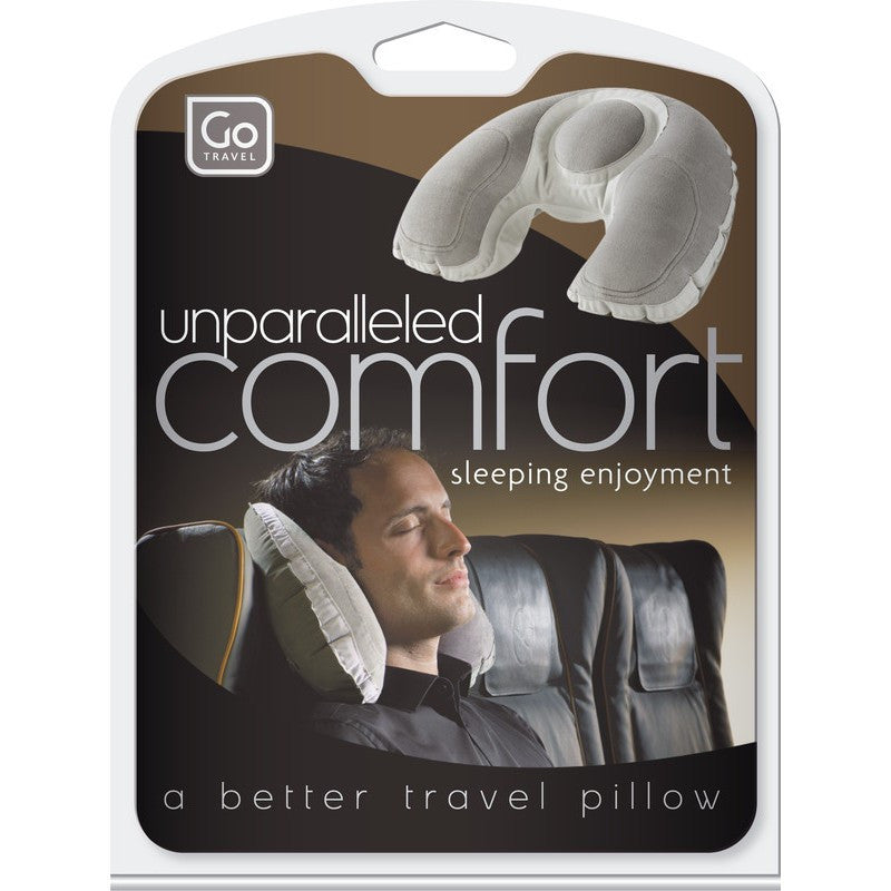 Go Travel Super Snoozer - Premium Travel Pillow for Airplane, Car & Office - Comfortable Neck Support for Long Flights & Road Trips - Perfect for Business Travelers & Vacationers