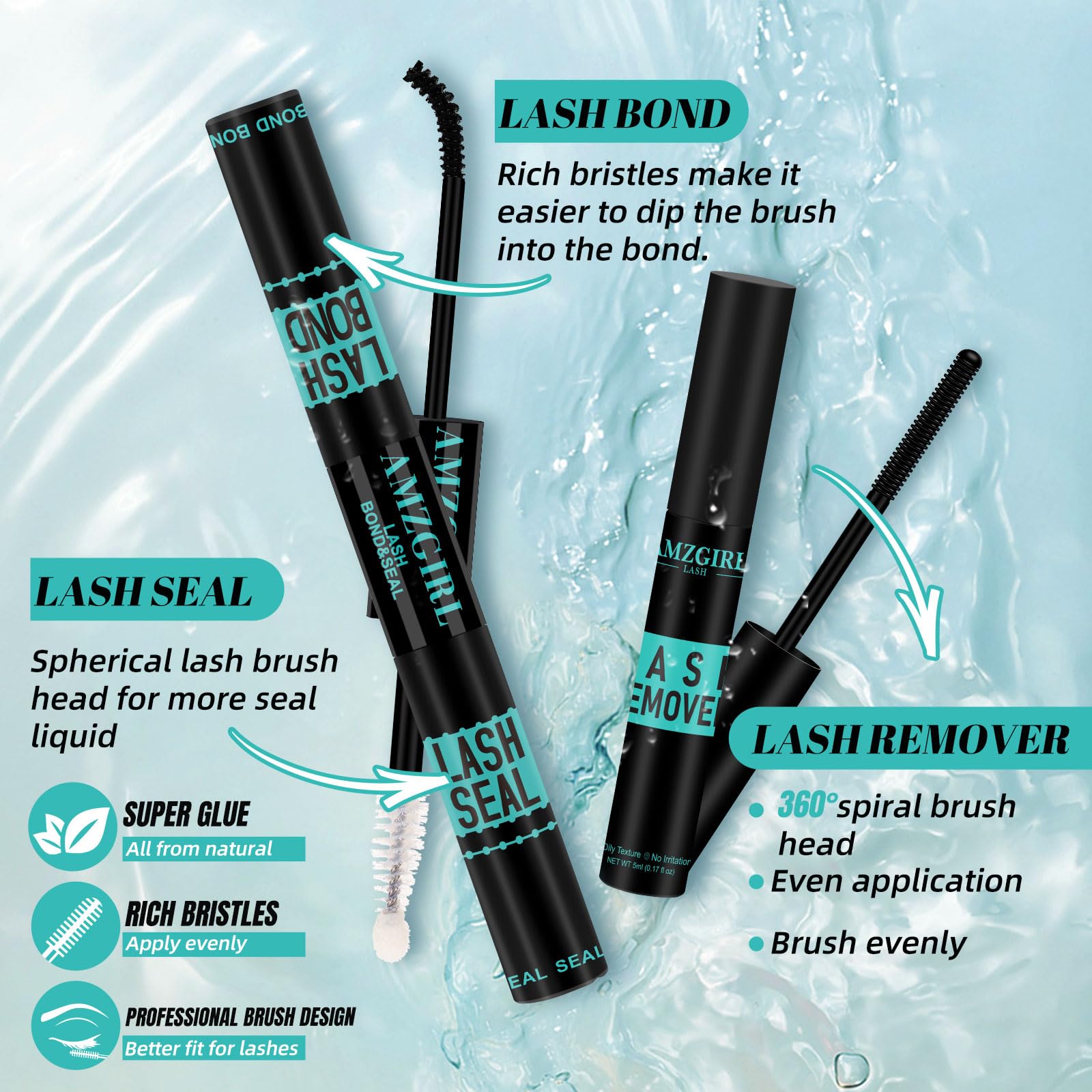 320Pcs DIY Individual Eyelash Extension Kit - Professional Lash Clusters, Bond, Seal & Remover Set with Applicator Tool (40D, D-Mix 9-16mm) for Salon-Quality Lashes at Home | Perfect for Bridal, Party & Daily Makeup Looks