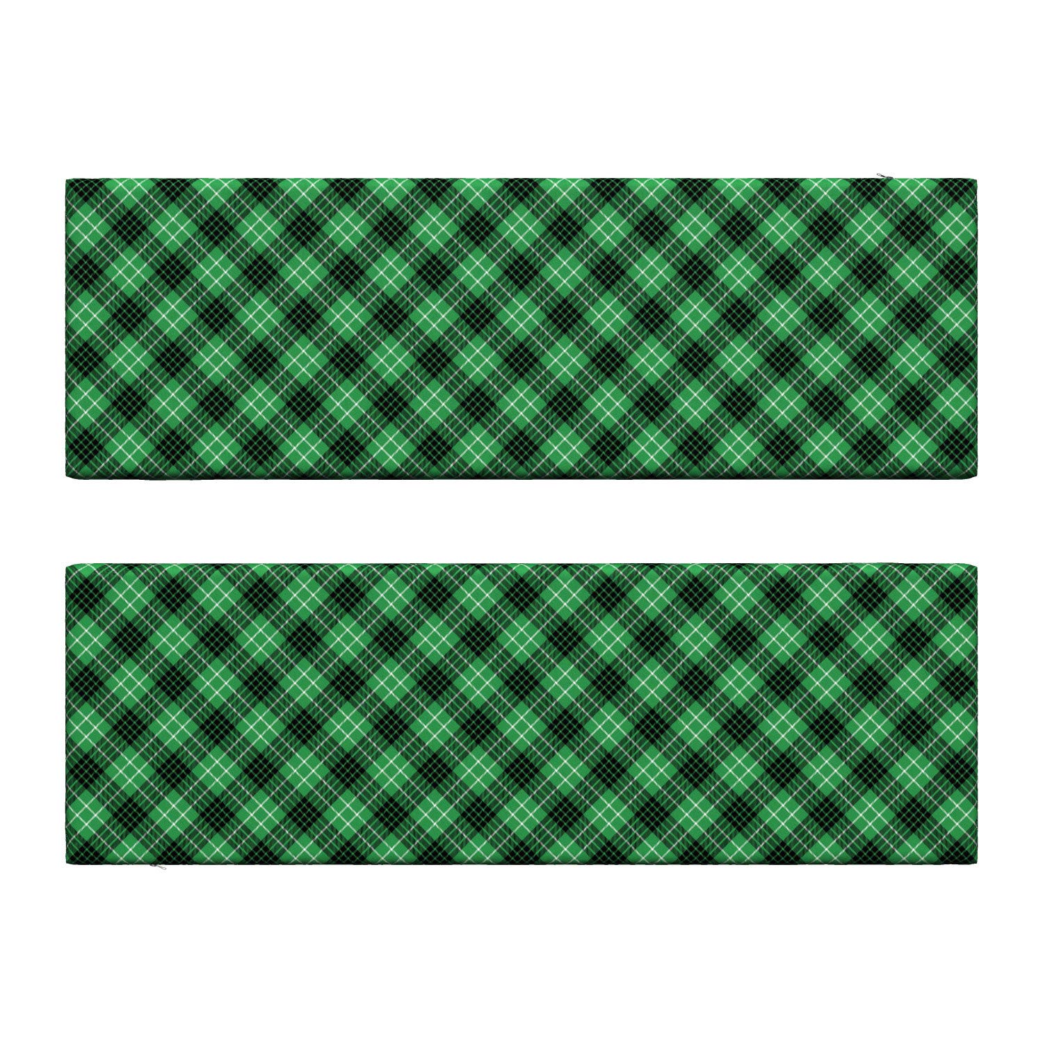 Ambesonne 2-Piece Plaid Bench Cushion Set - 45