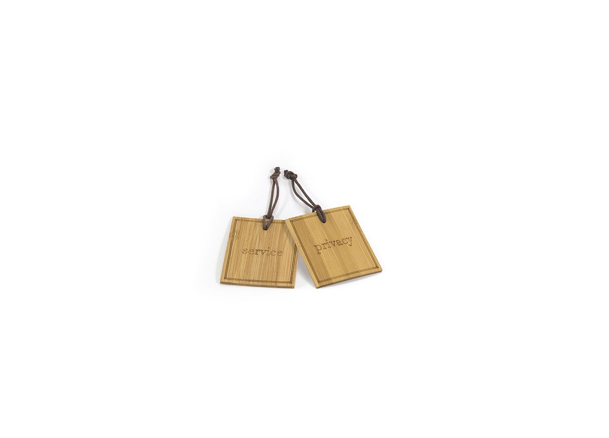 FOH Bali Door Hanger - 24 Pack | Elegant Wooden Door Decor for Home, Office & Hotel | Perfect for Holidays, Weddings & Special Events