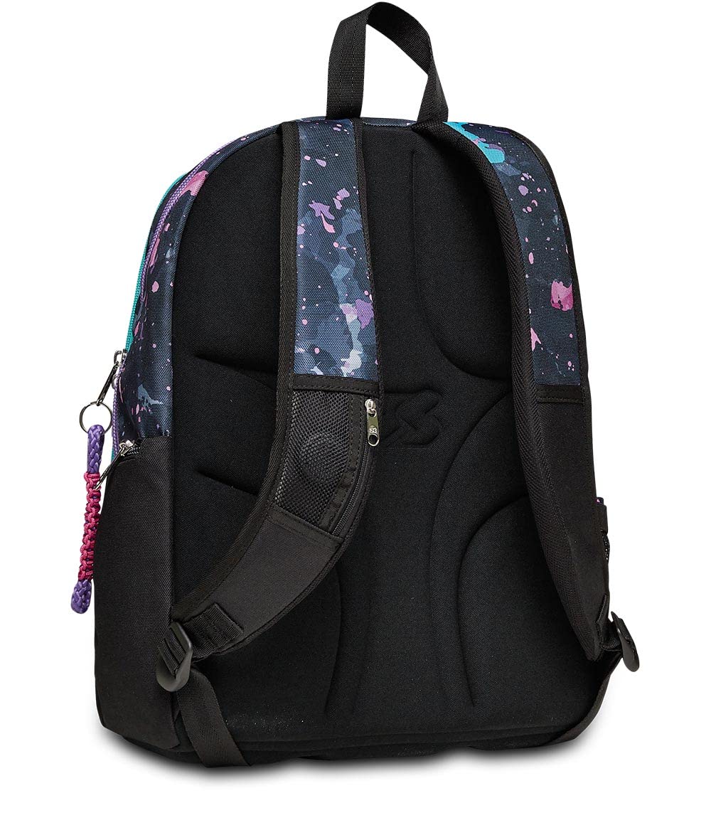 Seven School Backpack - Double Compartment Laptop & Bottle Pocket - Unisex Kids & Teens for School & Travel