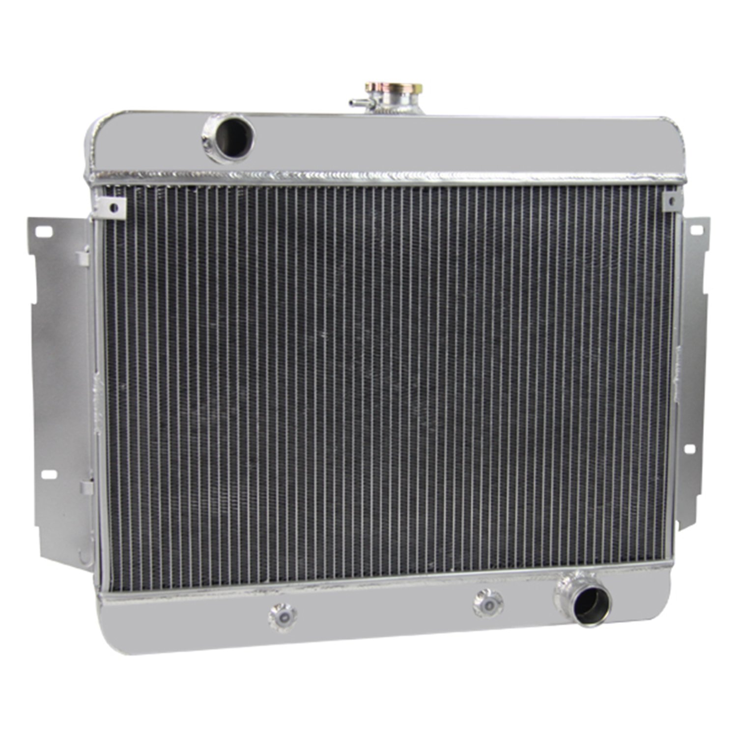 High-Performance 3-Row Aluminum Radiator for 1969-1970 Chevy Bel Air/Impala/Brookwood - Direct Fit Replacement - Improved Cooling for Classic Cars - Perfect for Restoration Projects & Hot Rod Builds