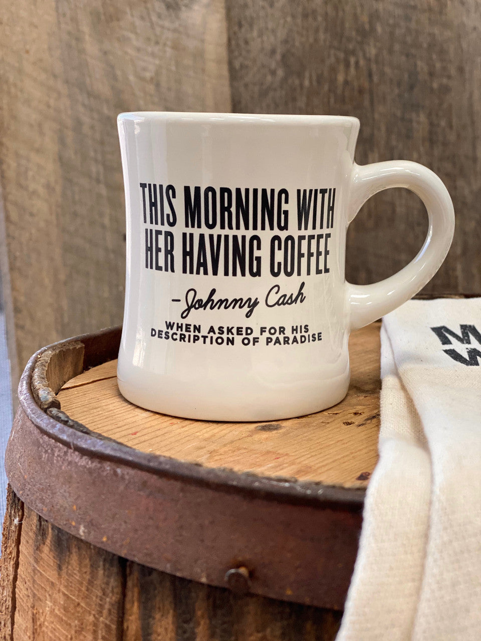 Johnny Cash Coffee Mug - Vintage Country Music Singer Gift for Fans - Perfect for Home, Office & Music Lovers