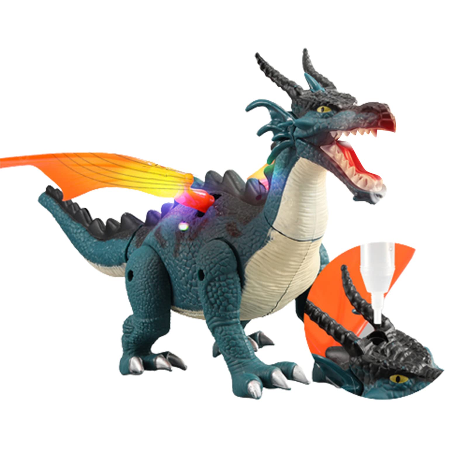 CHENMU Electric Toy Mechanical Dinosaur Collection - Light & Music Dinosaur Model Toy Set for Kids, Toddlers | STEM Learning Toy, Birthday Gift for Boys & Girls | Perfect for Playtime, Educational Activities & Dinosaur-Themed Parties