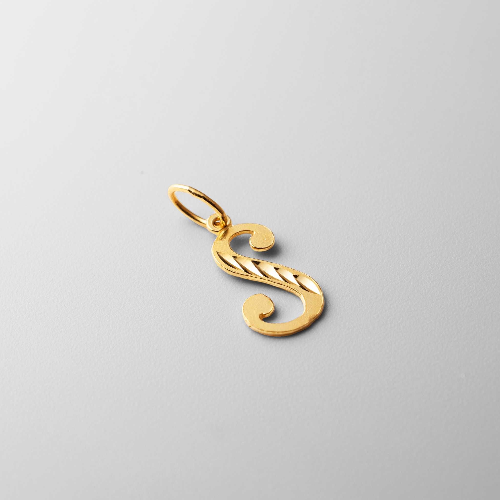 14K Gold Cursive Letter S Pendant Necklace - Personalized Initial Jewelry for Women - Perfect for Gifts, Birthdays & Everyday Elegance
