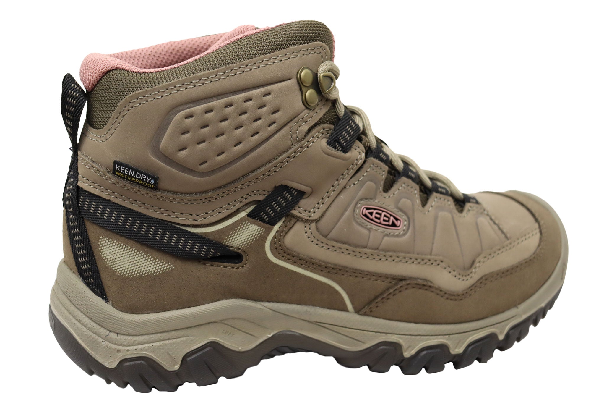Keen Women's Targhee IV Mid Waterproof Hiking Boots - Comfortable & Durable for Outdoor Adventures, Trail Walking & Backpacking