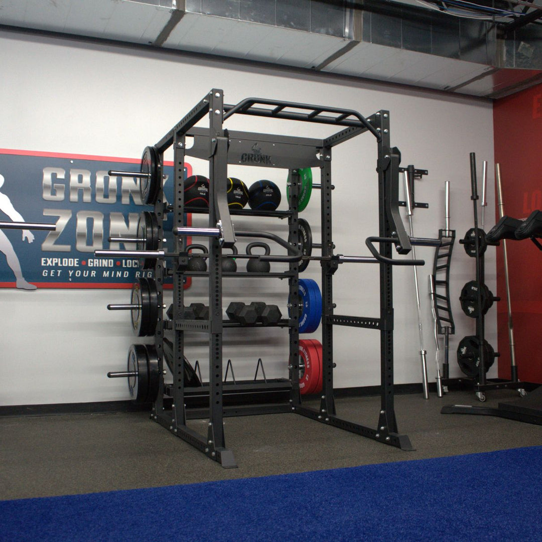 Gronk Fitness XPX Modular Power Rack - Heavy Duty Home Gym Equipment for Strength Training | Perfect for Weightlifting, Squats, Bench Press & CrossFit Workouts
