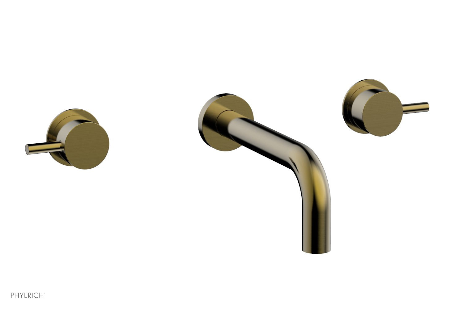 BASIC II Wall Mount Tub Faucet Set with Lever Handles - 230 59 - Perfect for Bathroom Renovation and Modern Home Decor