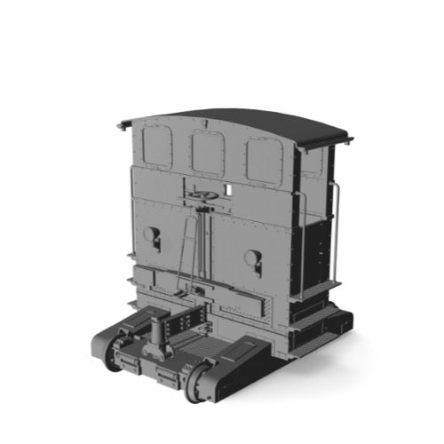 AK Interactive 35009 1/35 Scale FS 206/207/208 Sogliola Rail Shunter Model Kit - Perfect for Train Enthusiasts & Diorama Builders
