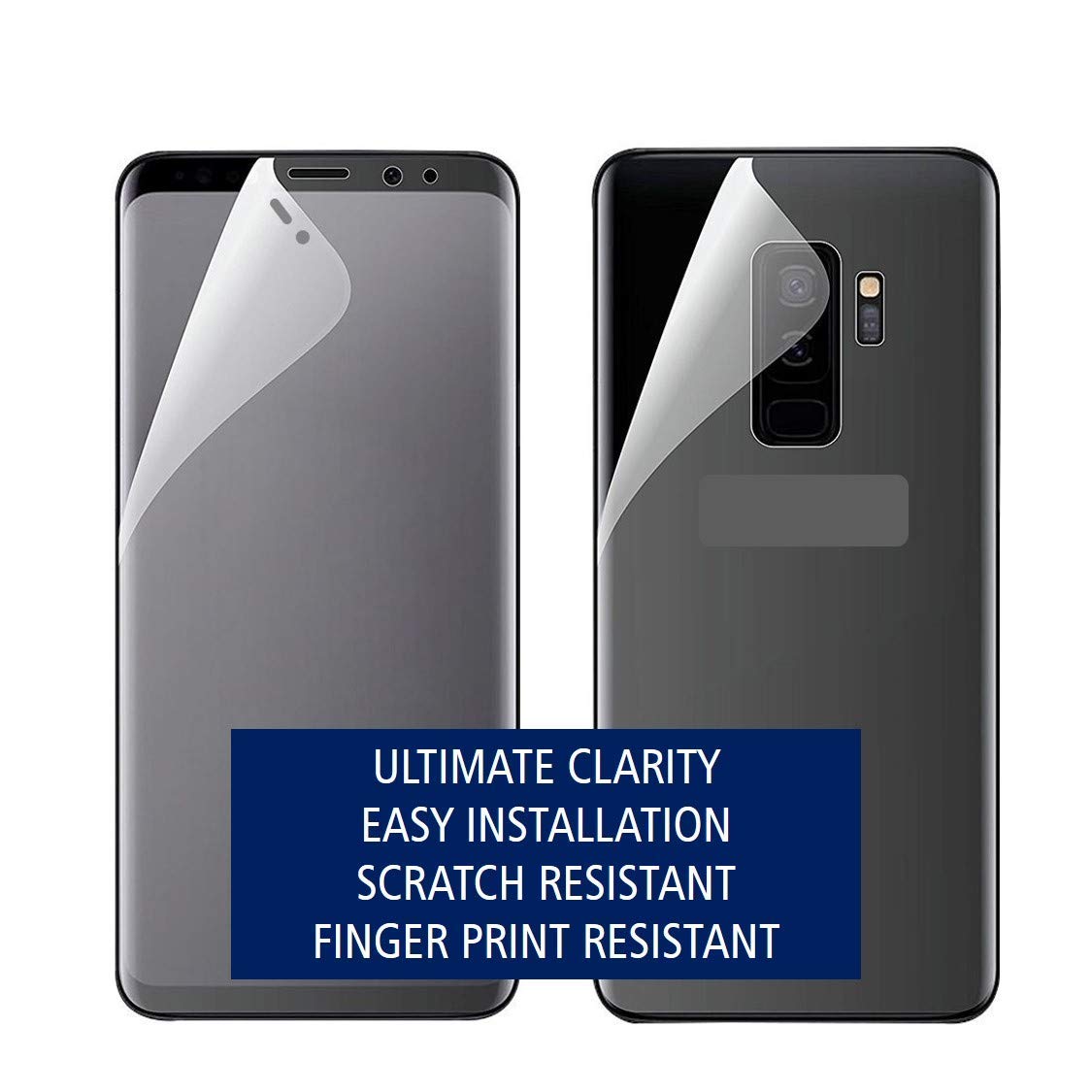 DVTECH Ultra Clear Screen Protector for Samsung Galaxy S10 Plus - HD Film (Not Tempered Glass) | Perfect for Everyday Use, Work & Outdoor Activities