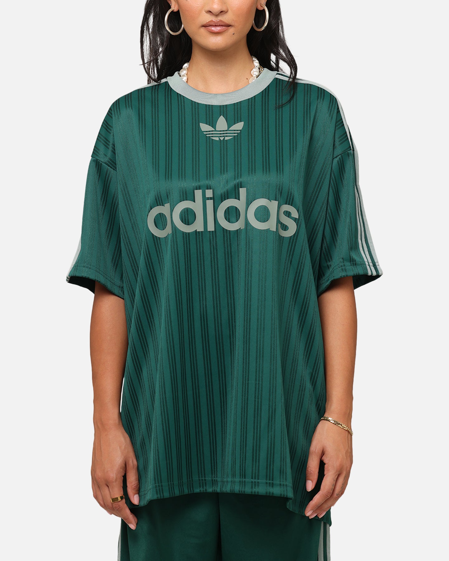 Adidas Adicolor T-Shirt for Men - Classic Green Cotton Tee for Casual Wear, Sports & Street Style