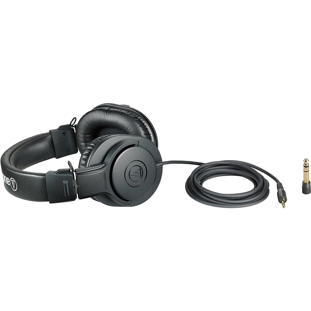 Audio-Technica ATH-M20x Professional Studio Monitor Headphones 5-Pack - 96dB Sensitivity, 15-20kHz Frequency Response, Black - Includes Microfiber Cloth - Perfect for Recording Studios, Podcasting & Music Production