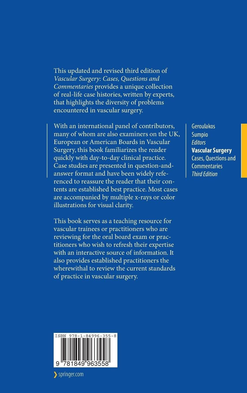 Vascular Surgery Cases, Questions & Commentaries - Comprehensive Guide for Medical Professionals & Students | Clinical Practice & Exam Prep
