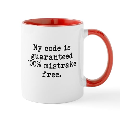 White/Red Inside - Funny Programmer Or Developer Misquote Mug