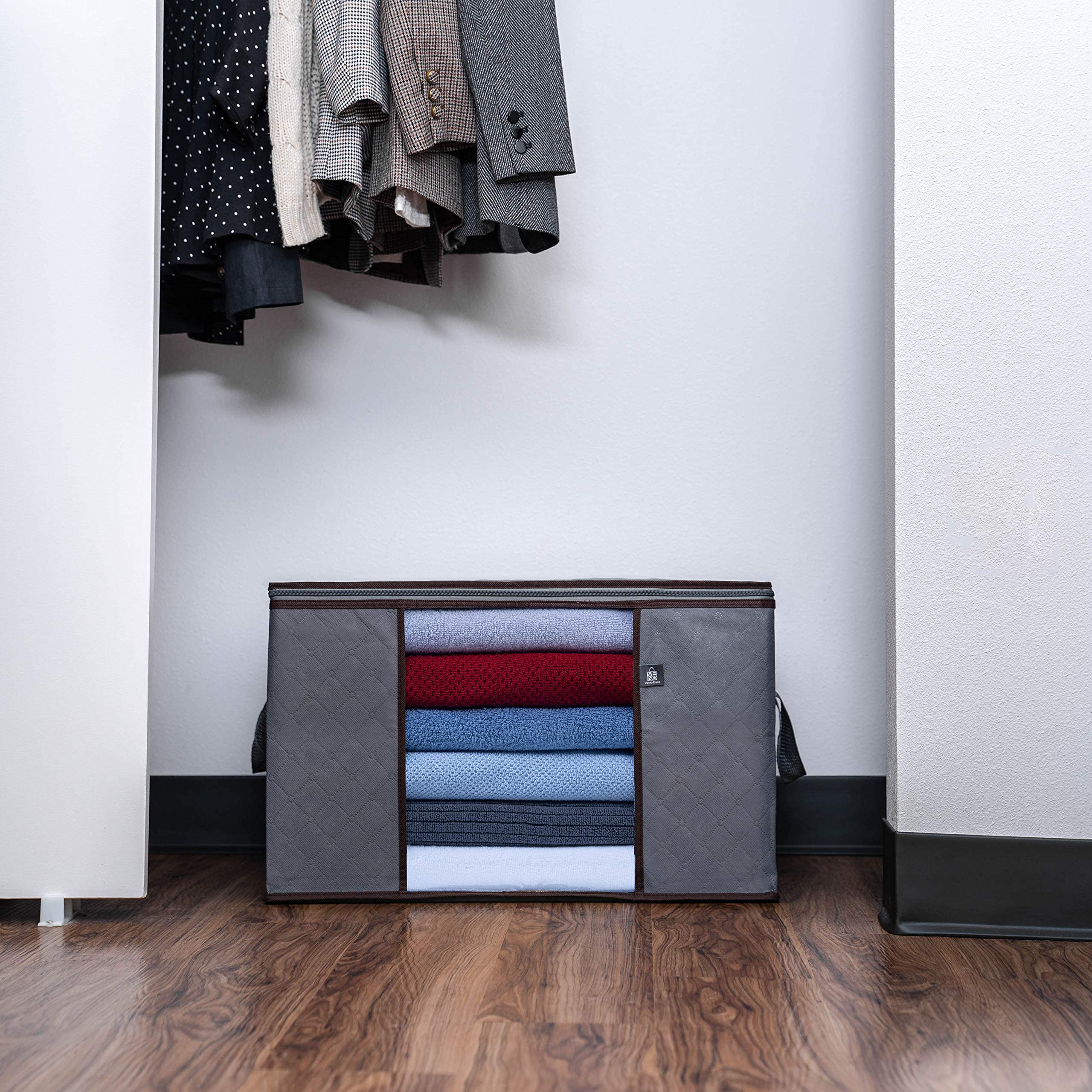 VENO 13-Pack Vacuum Storage Bags for Clothes, Blankets & Bedding - Space Saving Organizer for Seasonal Wardrobe, Travel & Home Closet Organization (Multiple Sizes)