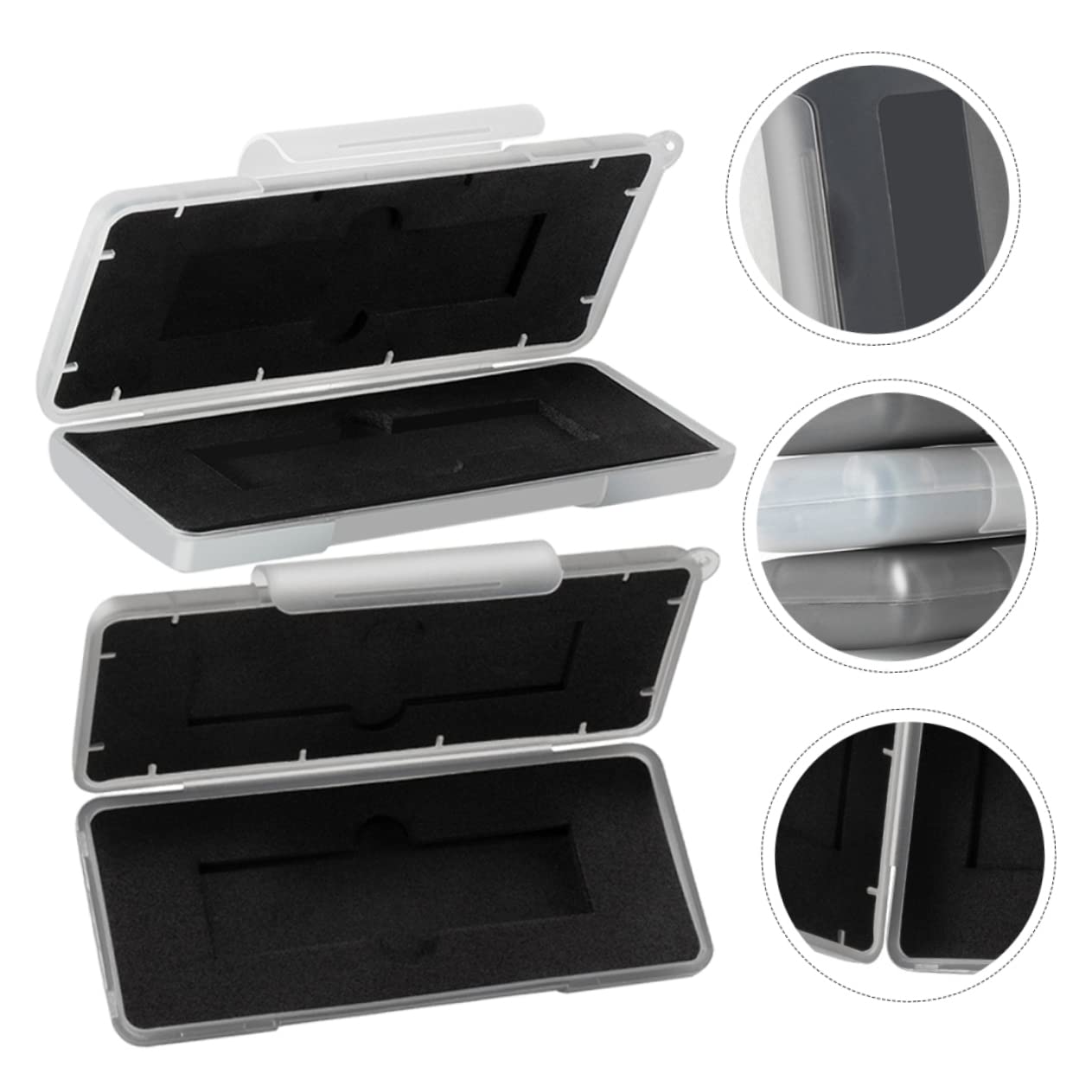 10-Pack Angoily Hard Drive Protection Cases - Shockproof, Waterproof Hard Disk Storage Box with Foam for M2 SSD, HDD & Computer Accessories - Ideal for Travel, Office & Data Backup Organization