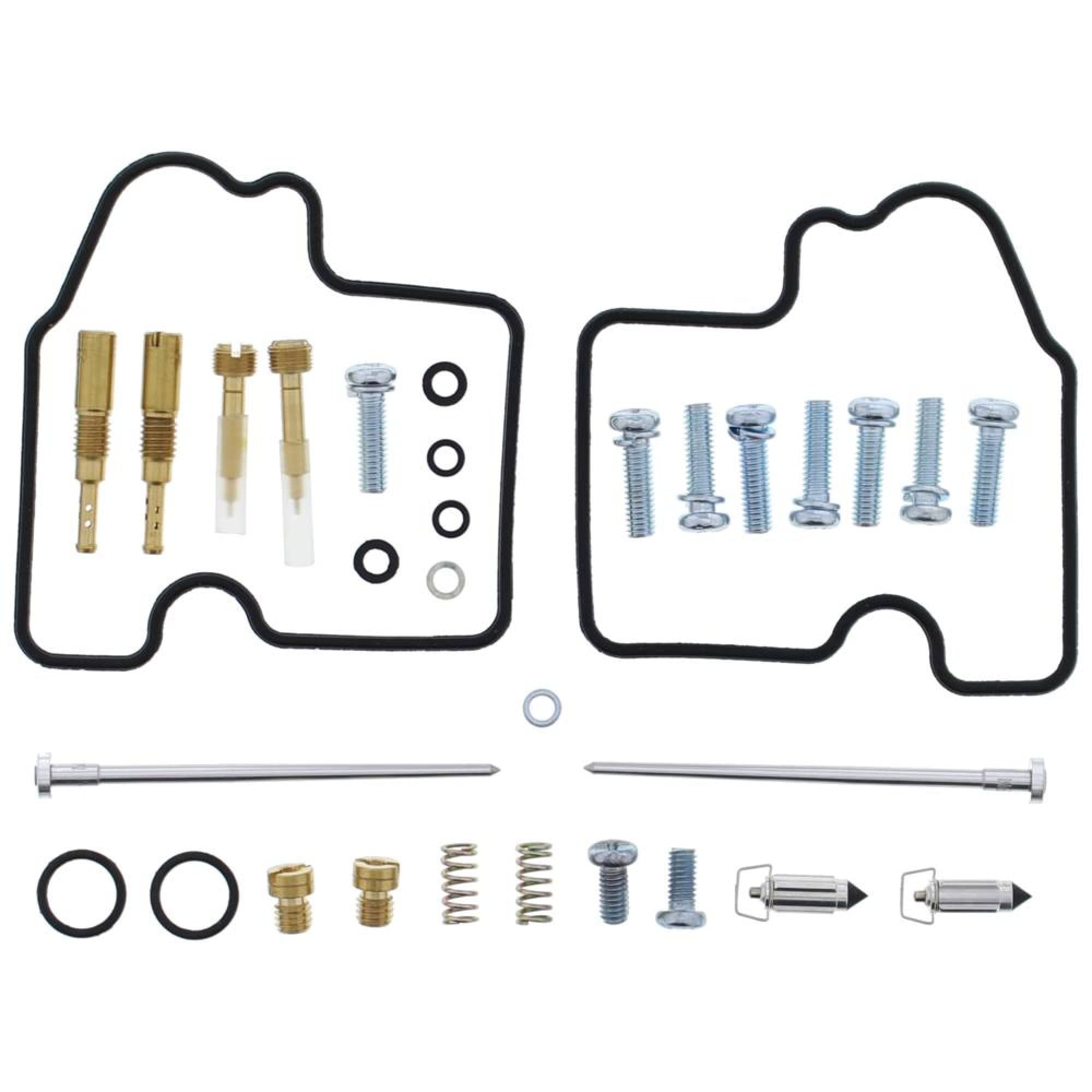 All Balls 26-1220 Carburetor Rebuild Kit for Motorcycle, ATV & Dirt Bike - Complete Carb Repair Kit with Gaskets, O-Rings & Needle Valve - Perfect for Honda, Yamaha, Suzuki & Kawasaki Engines - DIY Carburetor Maintenance & Performance Upgrade