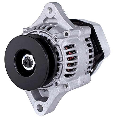 New 12V 40Amp Alternator Compatible with John Deere Tractor Models 3235, 4010 - Part Numbers 100211453, 9660218453 - High Performance Replacement for Agricultural Equipment & Heavy Duty Machinery