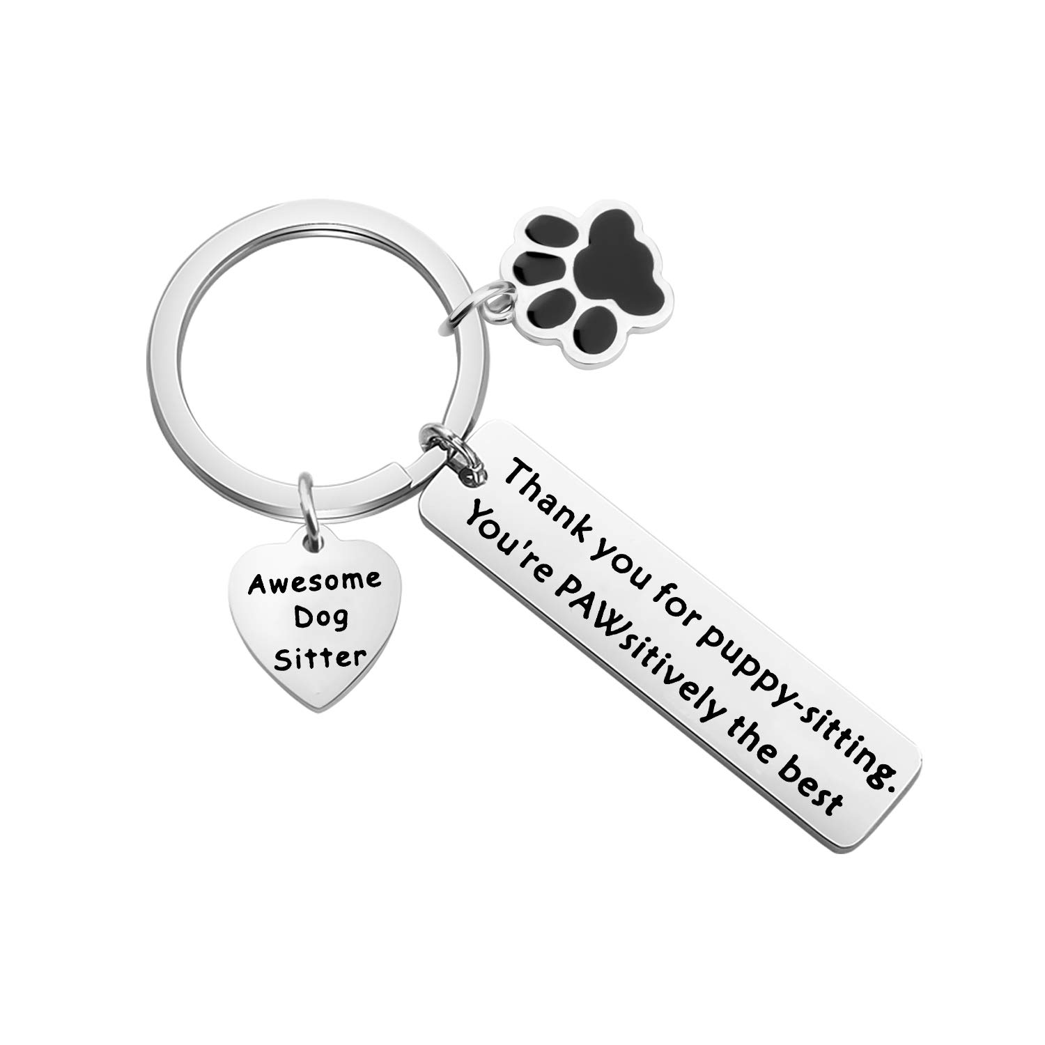**Lywjyb Birdgot Dog Walker Gift - Thoughtful Thank You Keychain for Dog Sitters - Perfect for Appreciation Gifts, Pet Lover Presents & Daily Use**