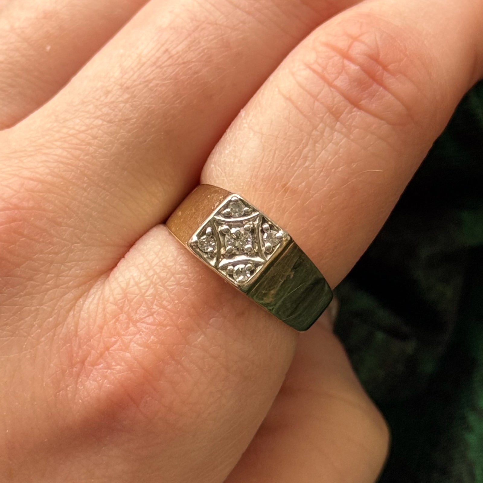 0.19ctw Diamond Cluster Ring for Women - Size 8 | Elegant Wedding, Engagement & Anniversary Jewelry Gift | Perfect for Special Occasions & Everyday Luxury