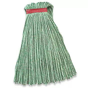 24oz Wet Mop with Cut End and 1.25 Band - Heavy Duty Cleaning Mop for Floors, Tile, and Hardwood - Ideal for Home, Kitchen, and Commercial Use