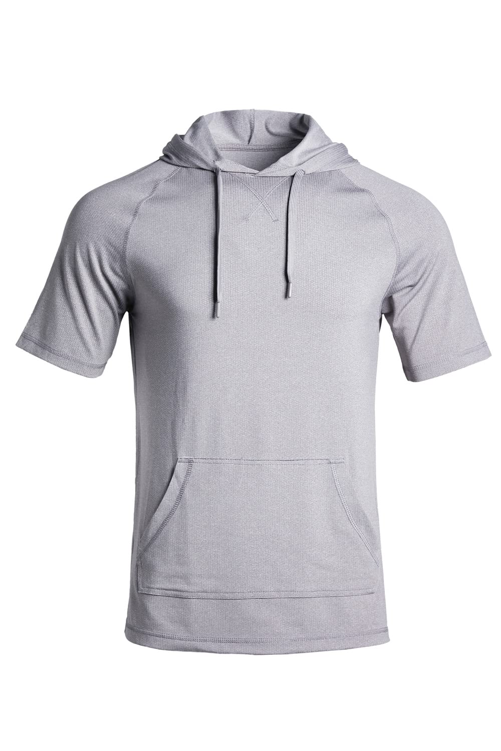 Gary Com Men's Lightweight Breathable Short Sleeve Hoodie with Pocket - Casual, Business & Sports Wear | Perfect for Outdoor Activities, Gym Workouts & Everyday Comfort