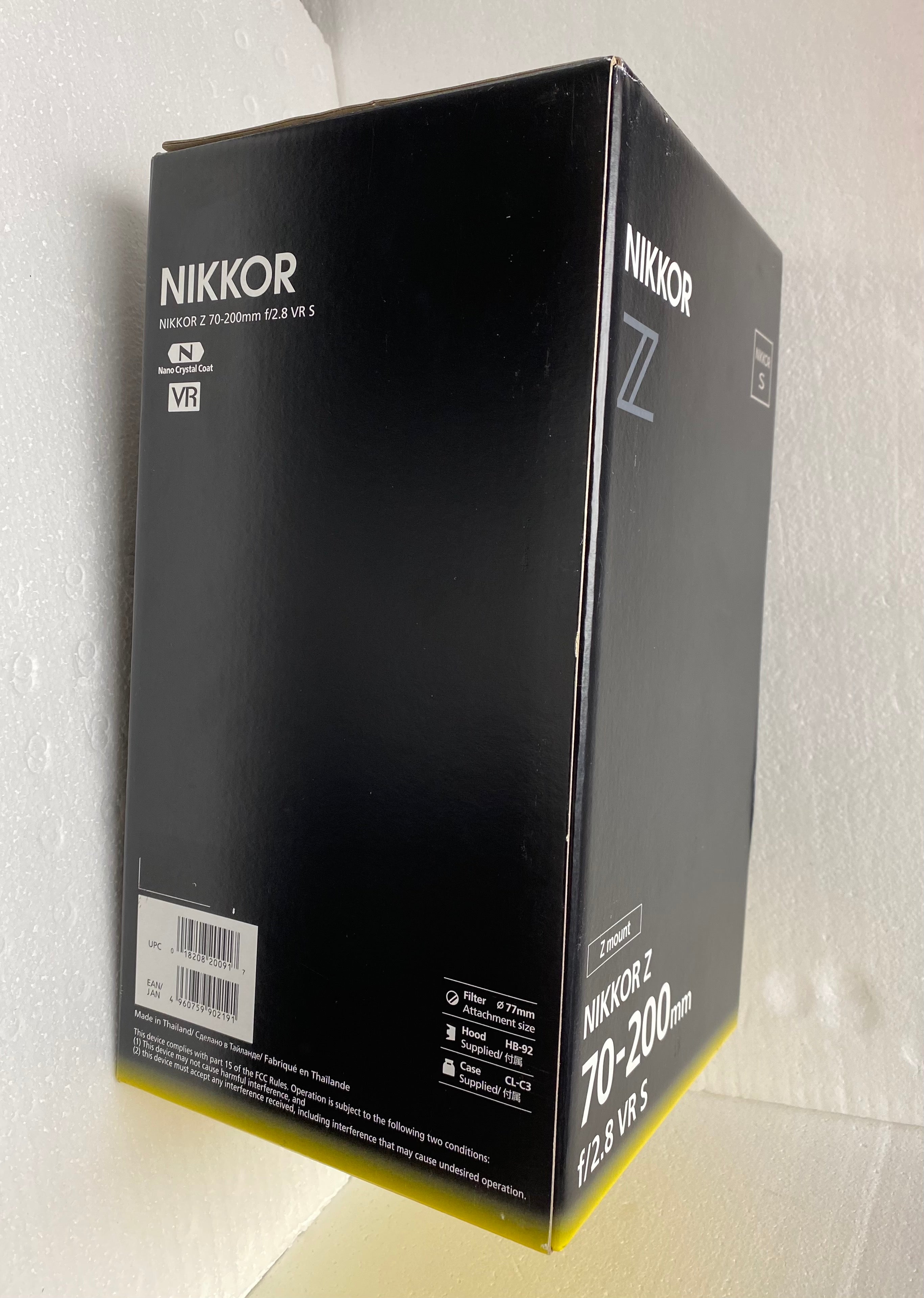 Nikon Z 70-200mm f/2.8 VR S NIKKOR Lens for Nikon Z Mirrorless Cameras - Professional Telephoto Zoom Lens with Vibration Reduction - Perfect for Sports, Wildlife & Portrait Photography (Open Box)