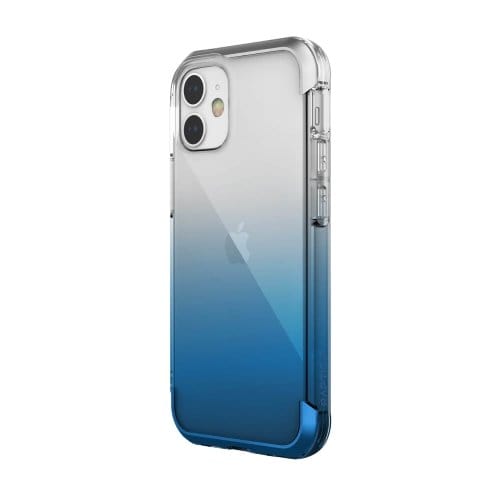 iPhone 12 Pro Max Mini Case - Raptic Air Transparent Bumper Hard Cover | Slim Protective Phone Cover for Everyday Use & Travel