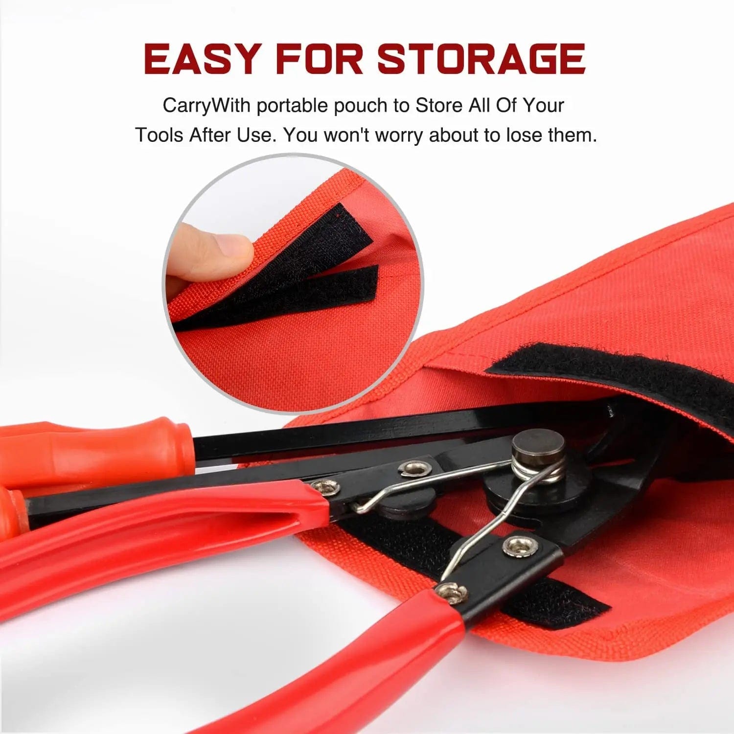 3 Pcs Auto Trim Removal Tool Set - Red Car Interior Panel Clip Remover for Door, Dashboard & Bumper Repair - Durable Plastic Pry Tools for Easy DIY Auto Detailing & Maintenance