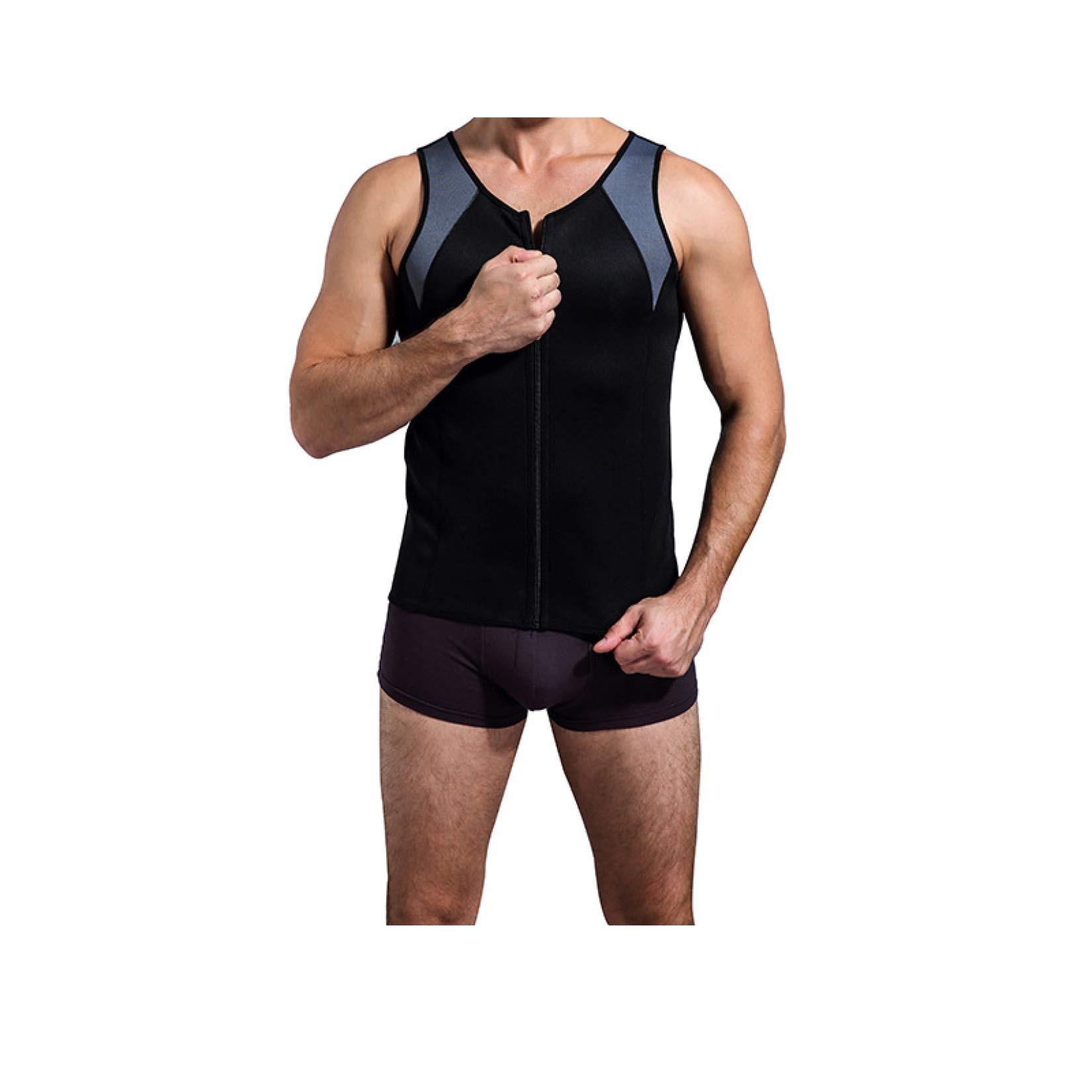 Seamless Men's Waist Trainer Shapewear - Tummy Fat Burner & Body Shaper for Liposuction Recovery - Slimming Underwear for Workout, Postpartum & Everyday Use