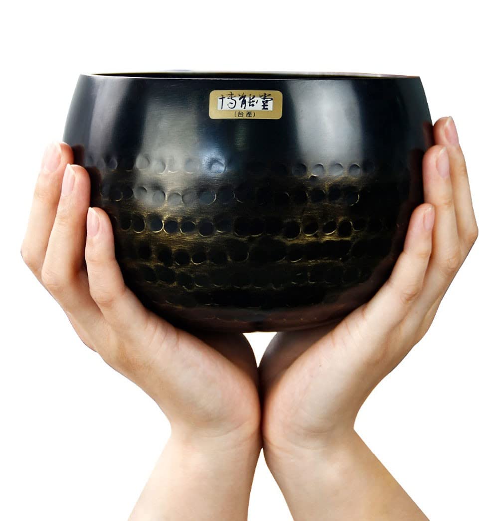 Tibetan Singing Bowl Set for Meditation & Yoga - Handcrafted Sound Bowl with Deep Resonance for Mindfulness, Stress Relief & Relaxation - Perfect for Home, Spa, Therapy & Spiritual Practices