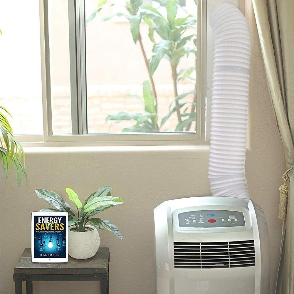 Universal Portable Air Conditioner Exhaust Hose - Flexible AC Vent Tube Extension Kit for Cooling & Ventilation - Perfect for Home, Office, RV & Camping Use