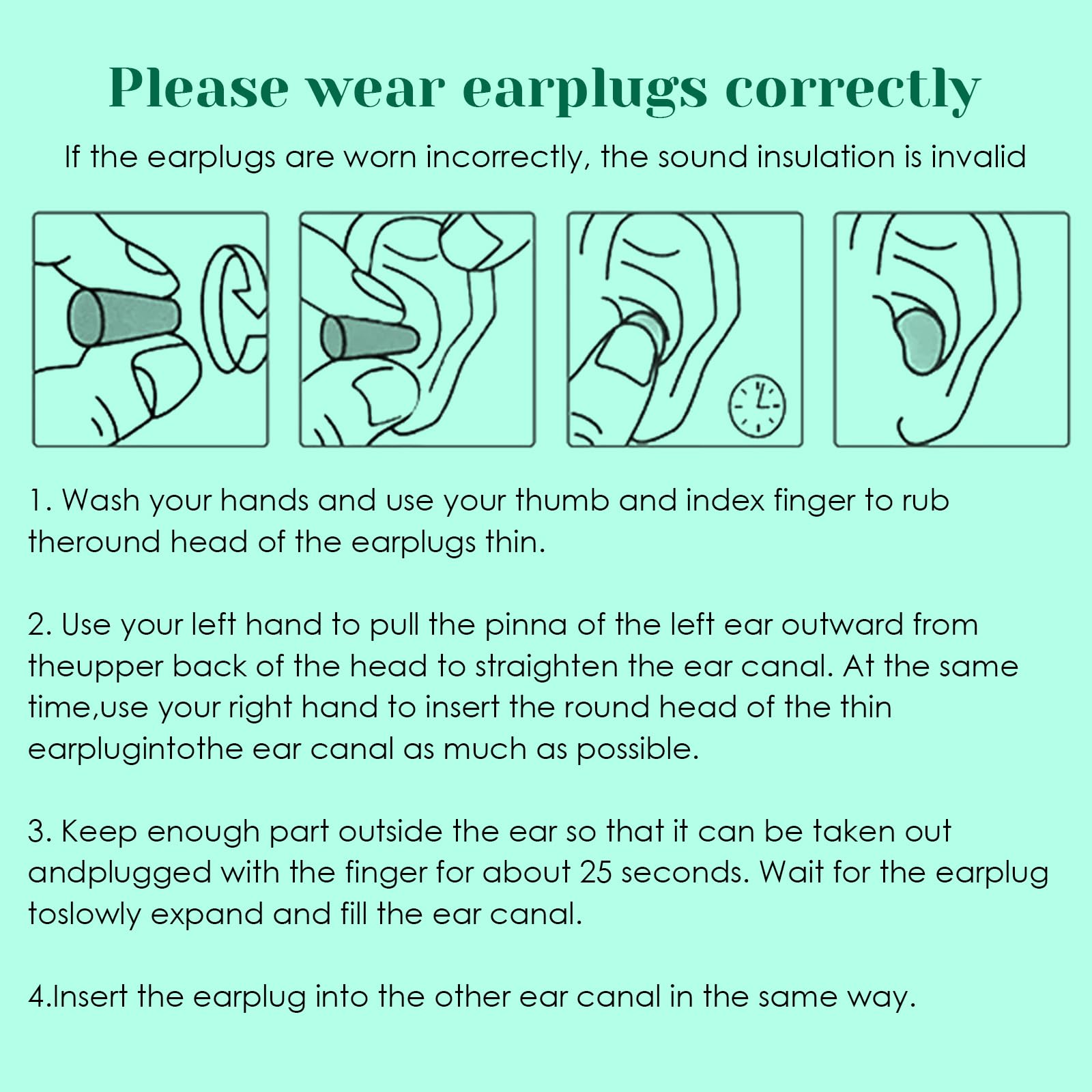 60 Pairs Soft Foam Ear Plugs for Sleeping & Noise Cancelling - Comfortable Hearing Protection for Work, Travel & Study