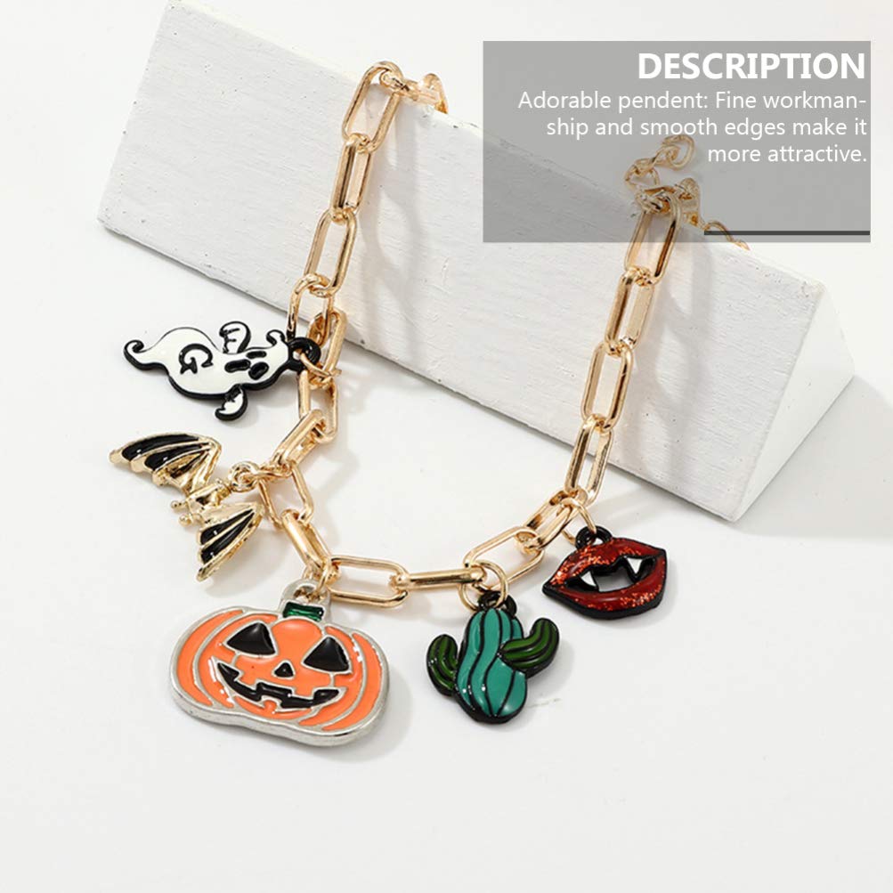 2Pcs Halloween Bracelet Set - Cute Cartoon Bangle Jewelry for Women - Halloween Party Accessories & Gifts - Perfect for Trick or Treat, Costume Parties, and Festive Celebrations